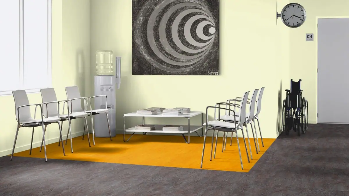 Forbo Marmoleum Real in een projectruimte