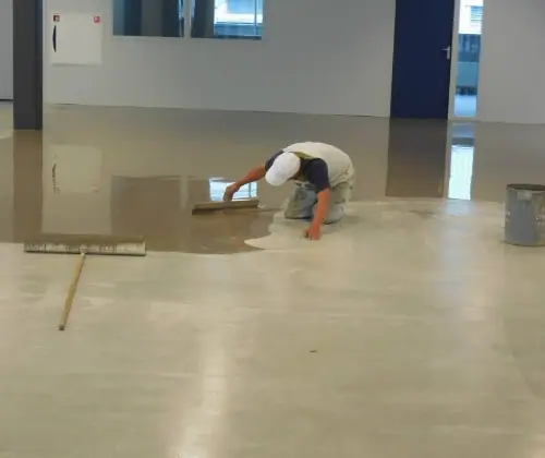 Egaliseren van de ondervloer
