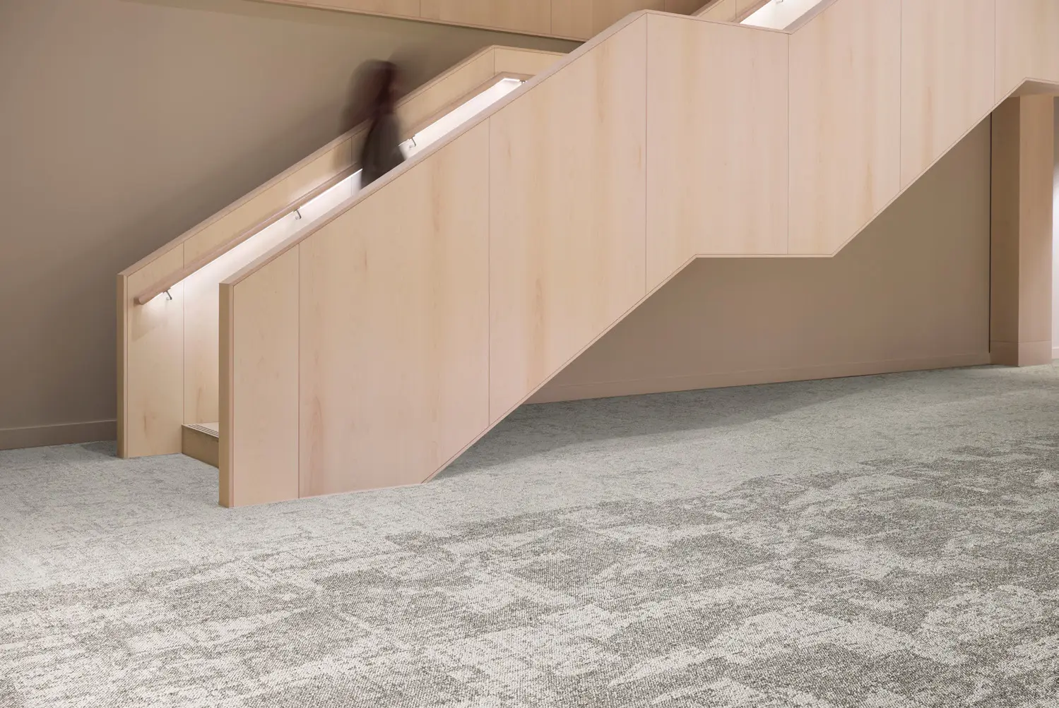 Interface Shift Point Pace en In Motion Tread langs een trap
