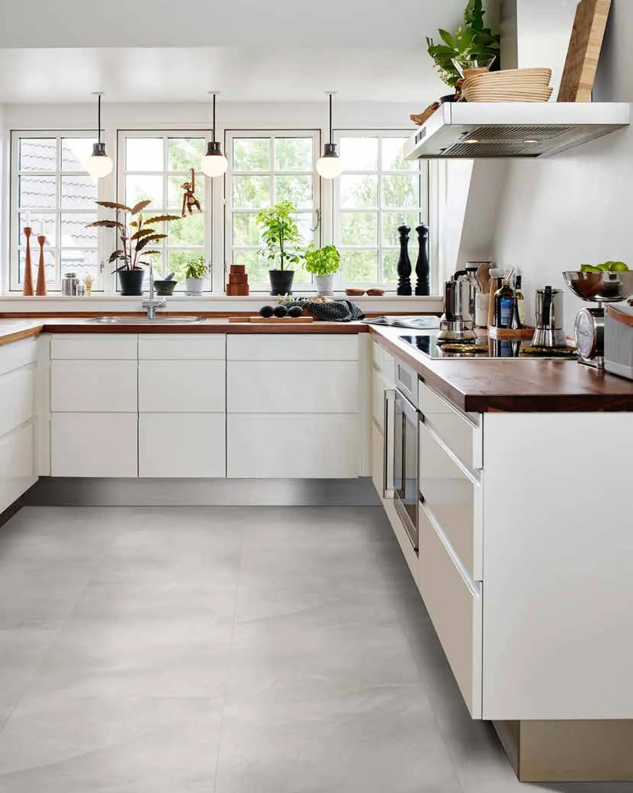 Moduleo Divino Musseta 46574 tegels in een keuken