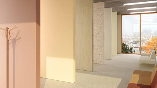 Tarkett ProtectWALL 1.5, detail van de vloer
