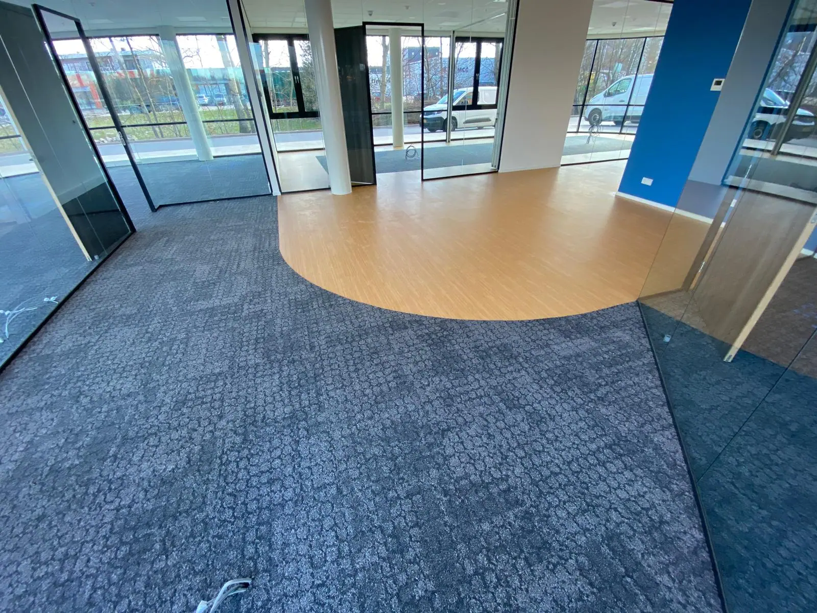 LVT-vloeroplossing en Interface tapijttegels in Ede