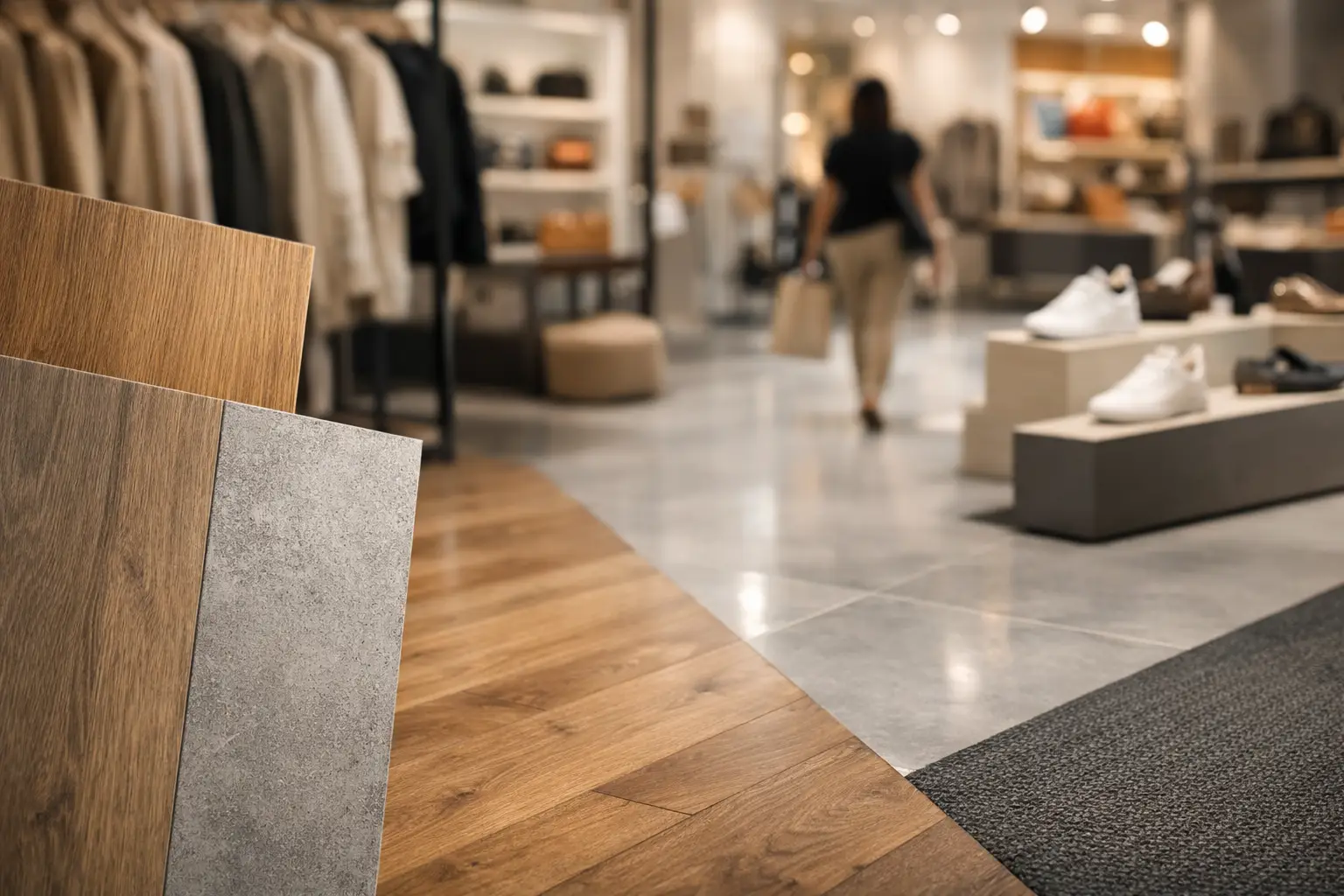 Beste vloer voor retail: kies op gebruik