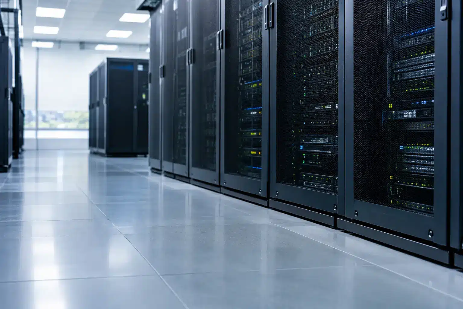 Geleidende vloeren voor de serverruimte